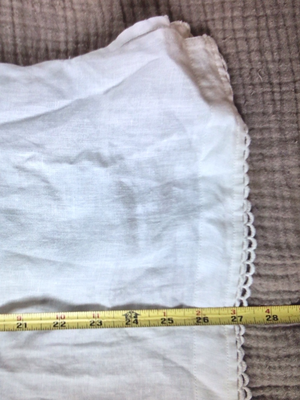 Johnny Was Cream Embroidered V-Neck Linen Tunic - Picture 6 of 15